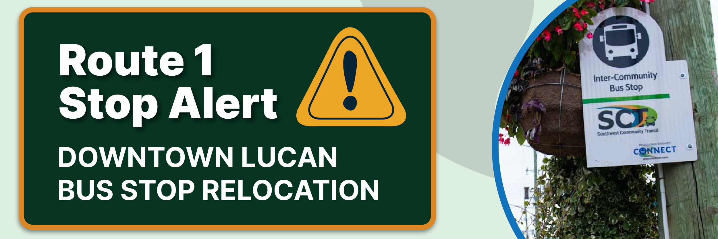 Lucan Bus stop alert Lucan Bus stop alert