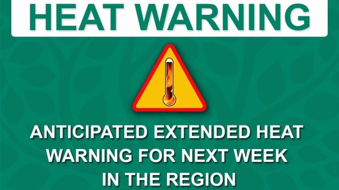Extended Heat Warning June 17-21 