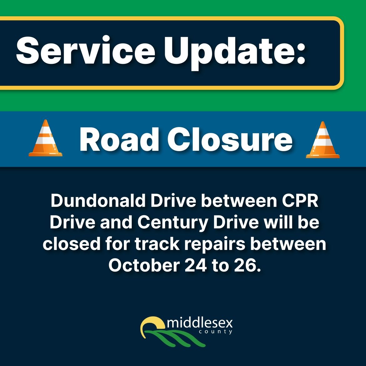 Dundonald Road Closure